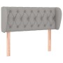 Kopfteil aus hellgrauem Stoff, 103 x 23 x 78/88 cm von vidaXL, Kopf- und Fußteile - Ref: Foro24-3117470, Preis: 53,24 €, Raba...