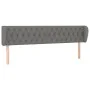 Kopfteil aus dunkelgrauem Stoff, 183 x 23 x 78/88 cm von vidaXL, Kopf- und Fußteile - Ref: Foro24-3117495, Preis: 86,53 €, Ra...