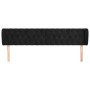 Kopfteil aus schwarzem Samt, 203 x 23 x 78/88 cm von vidaXL, Kopf- und Fußteile - Ref: Foro24-3117548, Preis: 91,61 €, Rabatt: %