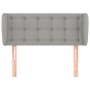 Kopfteil aus hellgrauem Stoff, 103 x 23 x 78/88 cm von vidaXL, Kopf- und Fußteile - Ref: Foro24-3117568, Preis: 51,32 €, Raba...
