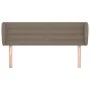 Taupe gray fabric headboard 147x23x78/88 cm by vidaXL, Headboards and footboards - Ref: Foro24-3117286, Price: 73,23 €, Disco...