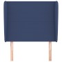 Kopfteil mit blauen Stoffohren 103x23x118/128 cm von vidaXL, Kopf- und Fußteile - Ref: Foro24-3117672, Preis: 64,55 €, Rabatt: %