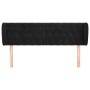 Kopfteil aus schwarzem Samt, 147 x 23 x 78/88 cm von vidaXL, Kopf- und Fußteile - Ref: Foro24-3117530, Preis: 91,85 €, Rabatt: %