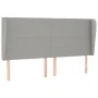 Kopfteil mit hellgrauen Stoffohren 163x23x118/128 cm von vidaXL, Kopf- und Fußteile - Ref: Foro24-3117682, Preis: 111,45 €, R...