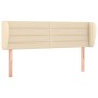 Kopfteil aus cremefarbenem Stoff, 147 x 23 x 78/88 cm von vidaXL, Kopf- und Fußteile - Ref: Foro24-3117287, Preis: 84,26 €, R...