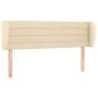 Kopfteil aus cremefarbenem Stoff, 147 x 23 x 78/88 cm von vidaXL, Kopf- und Fußteile - Ref: Foro24-3117287, Preis: 81,52 €, R...