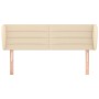 Cabecero de tela color crema 147x23x78/88 cm de vidaXL, Cabeceros y pies de cama - Ref: Foro24-3117287, Precio: 79,00 €, Desc...