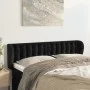 Cabecero de terciopelo negro 147x23x78/88 cm de vidaXL, Cabeceros y pies de cama - Ref: Foro24-3117628, Precio: 89,82 €, Desc...