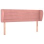 Rosa Samtkopfteil 147x23x78/88 cm von vidaXL, Kopf- und Fußteile - Ref: Foro24-3117337, Preis: 63,65 €, Rabatt: %