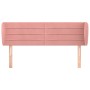 Rosa Samtkopfteil 147x23x78/88 cm von vidaXL, Kopf- und Fußteile - Ref: Foro24-3117337, Preis: 63,65 €, Rabatt: %