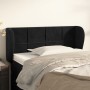 Kopfteil aus schwarzem Samt, 103 x 23 x 78/88 cm von vidaXL, Kopf- und Fußteile - Ref: Foro24-3117188, Preis: 56,40 €, Rabatt: %