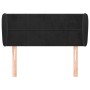 Kopfteil aus schwarzem Samt, 103 x 23 x 78/88 cm von vidaXL, Kopf- und Fußteile - Ref: Foro24-3117188, Preis: 56,40 €, Rabatt: %