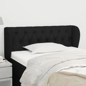 Black fabric headboard 93x23x78/88 cm by vidaXL, Headboards and footboards - Ref: Foro24-3117464, Price: 57,15 €, Discount: %