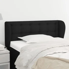 Black fabric headboard 93x23x78/88 cm by vidaXL, Headboards and footboards - Ref: Foro24-3117562, Price: 49,23 €, Discount: %