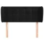 Kopfteil aus schwarzem Samt, 103 x 23 x 78/88 cm von vidaXL, Kopf- und Fußteile - Ref: Foro24-3117622, Preis: 54,37 €, Rabatt: %