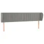 Light gray velvet headboard 163x23x78/88 cm by vidaXL, Headboards and footboards - Ref: Foro24-3117436, Price: 80,53 €, Disco...