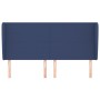 Cabecero con orejas de tela azul 183x23x118/128 cm de vidaXL, Cabeceros y pies de cama - Ref: Foro24-3117696, Precio: 121,52 ...