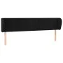 Cabecero de terciopelo negro 183x23x78/88 cm de vidaXL, Cabeceros y pies de cama - Ref: Foro24-3117444, Precio: 76,61 €, Desc...