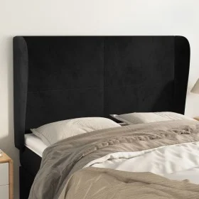 Headboard with black velvet ears 147x23x118/128 cm by vidaXL, Headboards and footboards - Ref: Foro24-3117726, Price: 130,95 ...