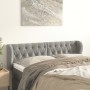 Hellgraues Samtkopfteil 163x23x78/88 cm von vidaXL, Kopf- und Fußteile - Ref: Foro24-3117534, Preis: 87,33 €, Rabatt: %