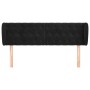 Kopfteil aus schwarzem Samt, 163 x 23 x 78/88 cm von vidaXL, Kopf- und Fußteile - Ref: Foro24-3117536, Preis: 94,48 €, Rabatt: %