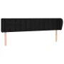 Black fabric headboard 183x23x78/88 cm by vidaXL, Headboards and footboards - Ref: Foro24-3117594, Price: 77,92 €, Discount: %