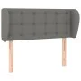 Kopfteil aus dunkelgrauem Stoff, 103 x 23 x 78/88 cm von vidaXL, Kopf- und Fußteile - Ref: Foro24-3117569, Preis: 56,66 €, Ra...
