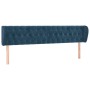 Dunkelblaues Samtkopfteil 183x23x78/88 cm von vidaXL, Kopf- und Fußteile - Ref: Foro24-3117544, Preis: 104,29 €, Rabatt: %