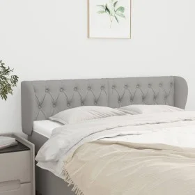 Light gray fabric headboard 163x23x78/88 cm by vidaXL, Headboards and footboards - Ref: Foro24-3117486, Price: 86,60 €, Disco...