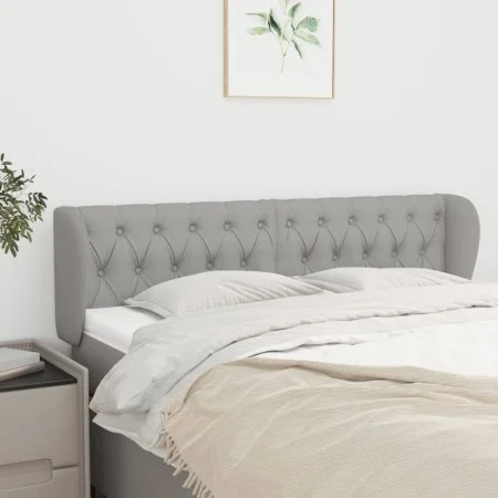 Kopfteil aus hellgrauem Stoff, 163 x 23 x 78/88 cm von vidaXL, Kopf- und Fußteile - Ref: Foro24-3117486, Preis: 86,60 €, Raba...