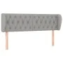 Kopfteil aus hellgrauem Stoff, 163 x 23 x 78/88 cm von vidaXL, Kopf- und Fußteile - Ref: Foro24-3117486, Preis: 86,60 €, Raba...