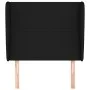 Headboard with black fabric ears 103x23x118/128 cm by vidaXL, Headboards and footboards - Ref: Foro24-3117668, Price: 69,01 €...