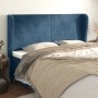 Kopfteil mit dunkelblauen Samtohren 183x23x118/128 cm von vidaXL, Kopf- und Fußteile - Ref: Foro24-3117740, Preis: 129,46 €, ...