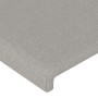 Kopfteil mit hellgrauen Stoffohren 203x23x118/128 cm von vidaXL, Kopf- und Fußteile - Ref: Foro24-3117698, Preis: 128,34 €, R...