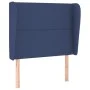Headboard with blue fabric ears 103x23x118/128 cm by vidaXL, Headboards and footboards - Ref: Foro24-3117812, Price: 64,92 €,...