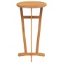 Mesa alta de jardín madera maciza de acacia Ø60x105 cm