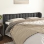 Kopfteil aus dunkelgrauem Samt, 183 x 23 x 78/88 cm von vidaXL, Kopf- und Fußteile - Ref: Foro24-3117639, Preis: 71,14 €, Rab...