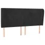 Headboard with light gray velvet ears 183x23x118/128 cm by vidaXL, Headboards and footboards - Ref: Foro24-3117738, Price: 13...