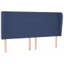 Cabecero con orejas de tela azul 163x23x118/128 cm de vidaXL, Cabeceros y pies de cama - Ref: Foro24-3117688, Precio: 133,58 ...