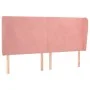 Kopfteil mit rosa Samtohren 163x23x118/128 cm von vidaXL, Kopf- und Fußteile - Ref: Foro24-3117735, Preis: 121,41 €, Rabatt: %