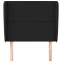 Headboard with black synthetic leather ears 93x23x118/128 cm by vidaXL, Headboards and footboards - Ref: Foro24-3117754, Pric...