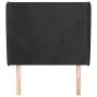 Headboard with black velvet ears 103x23x118/128 cm by vidaXL, Headboards and footboards - Ref: Foro24-3117720, Price: 87,47 €...