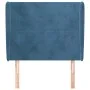 Kopfteil mit dunkelblauen Samtohren 83x23x118/128 cm von vidaXL, Kopf- und Fußteile - Ref: Foro24-3117710, Preis: 84,26 €, Ra...