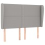 Kopfteil mit hellgrauen Stoffohren 147x23x118/128 cm von vidaXL, Kopf- und Fußteile - Ref: Foro24-3117814, Preis: 103,06 €, R...