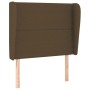 Headboard with light gray fabric ears 103x23x118/128 cm by vidaXL, Headboards and footboards - Ref: Foro24-3117809, Price: 66...
