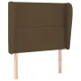 Headboard with light gray fabric ears 103x23x118/128 cm by vidaXL, Headboards and footboards - Ref: Foro24-3117809, Price: 65...