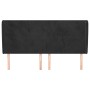 Headboard with black velvet ears 203x23x118/128 cm by vidaXL, Headboards and footboards - Ref: Foro24-3117744, Price: 156,80 ...