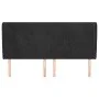 Headboard with black velvet ears 203x23x118/128 cm by vidaXL, Headboards and footboards - Ref: Foro24-3117744, Price: 148,71 ...