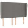 Kopfteil mit dunkelgrauen Stoffohren 147x23x118/128 cm von vidaXL, Kopf- und Fußteile - Ref: Foro24-3117675, Preis: 128,82 €,...