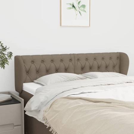 Kopfteil aus taupegrauem Stoff, 163 x 23 x 78/88 cm von vidaXL, Kopf- und Fußteile - Ref: Foro24-3117490, Preis: 91,49 €, Rab...